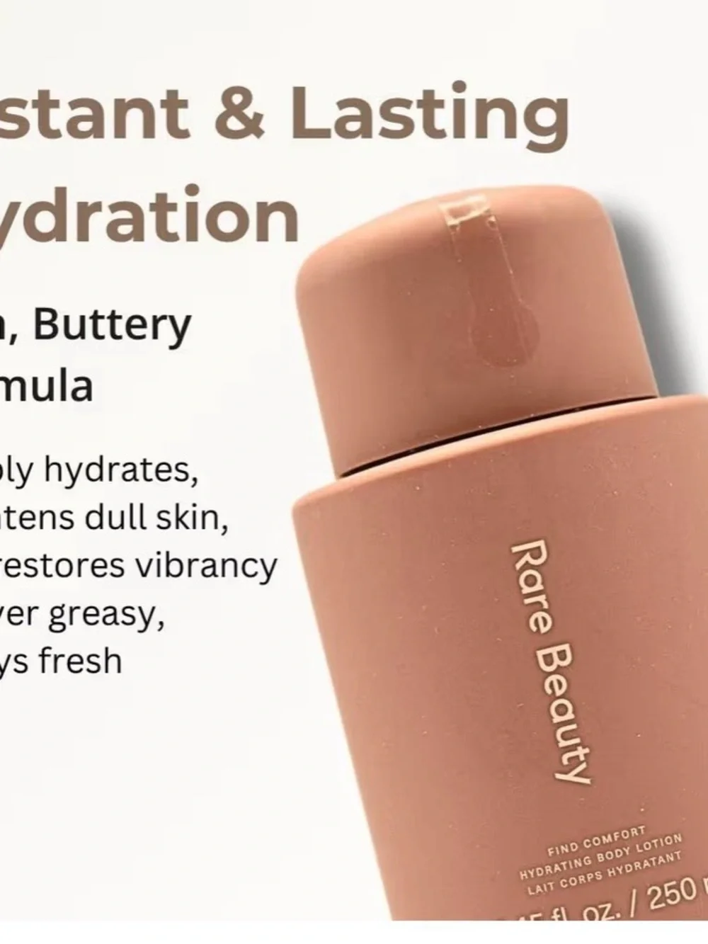 Rare Beauty Find Comfort Hydrating Body Lotion - 8.45 fl oz / 250 mL (602)